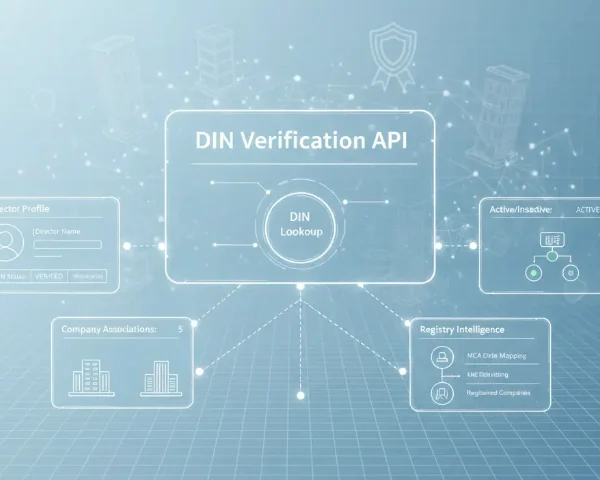 DIN Verification API – Real-Time Director Identity Checks