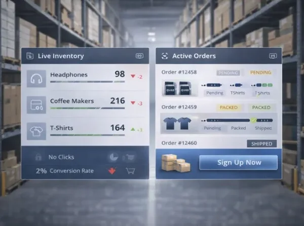 Order & Inventory Management – Real-Time Control