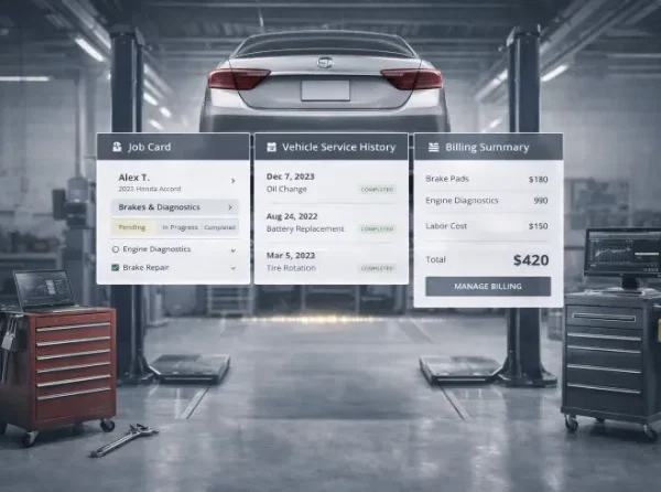 Car Repair Management System Software