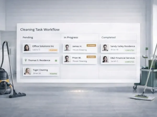 Cleaning Service Management System Software